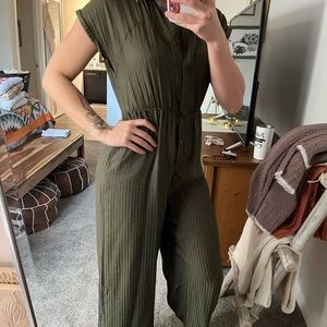 Green jumpsuit
